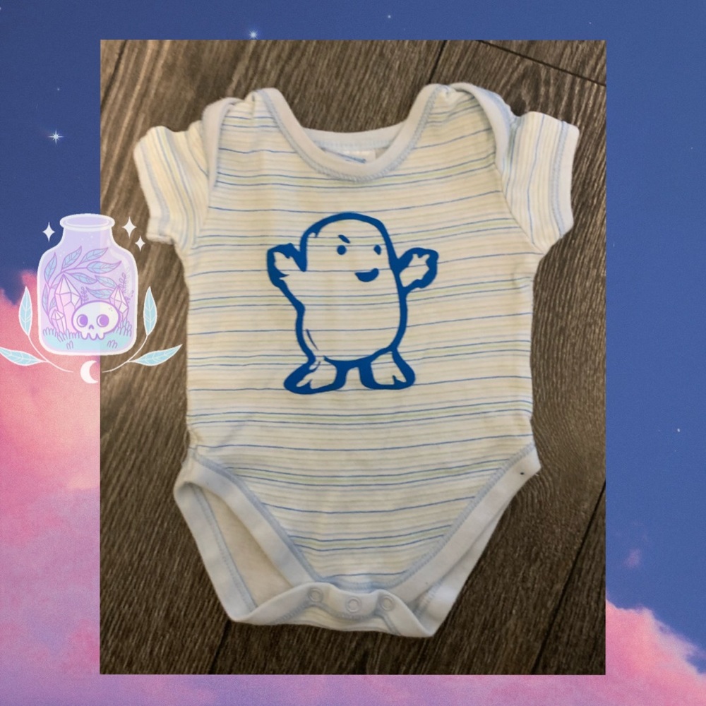 💀Adipose Baby Onesie